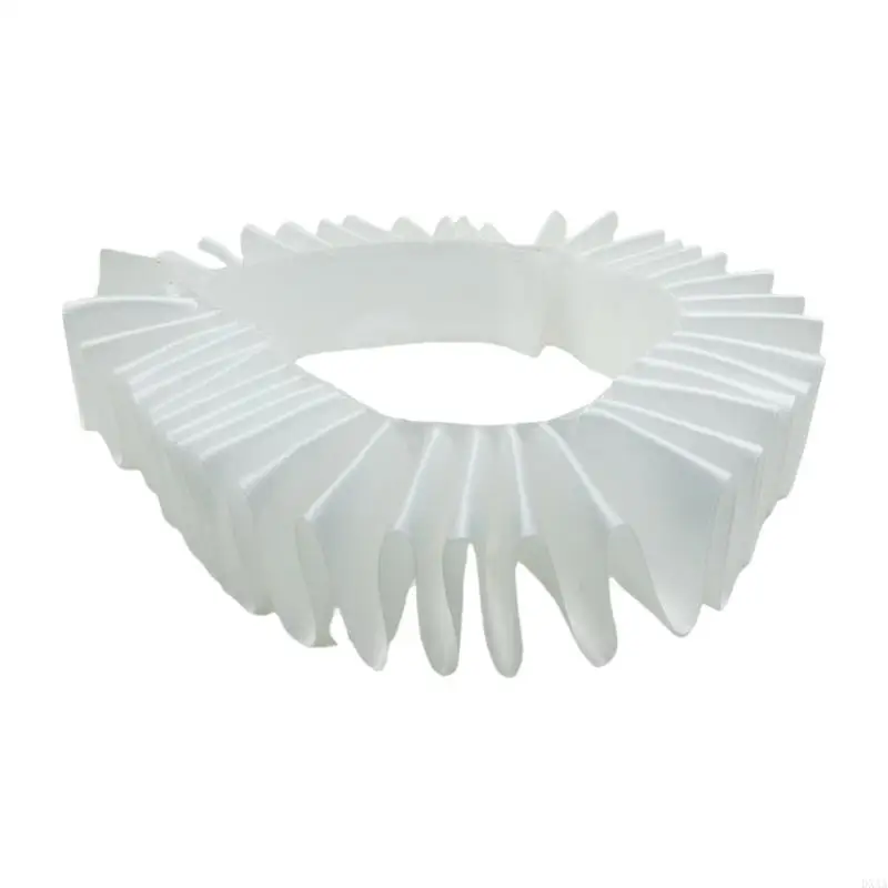 

DXAA Elizabethan Neck Ruff Medieval Styles Detachable Collar Ruffled Pattern Collar