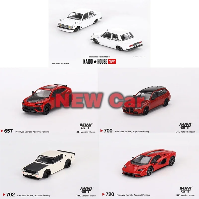 

MINIGT 1/64 Kaido House + MINIGT Datsun 510 Street Nismo V2 KHM 702 Nissan Skyline Kenmeri Liberty Walk Diecast Model Cas Toys