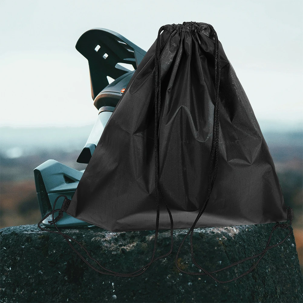 2 pçs resistente saco de cordão oxford pano saco para motocicleta ginásio esportes viagem acampamento proteção desenhar corda mochila