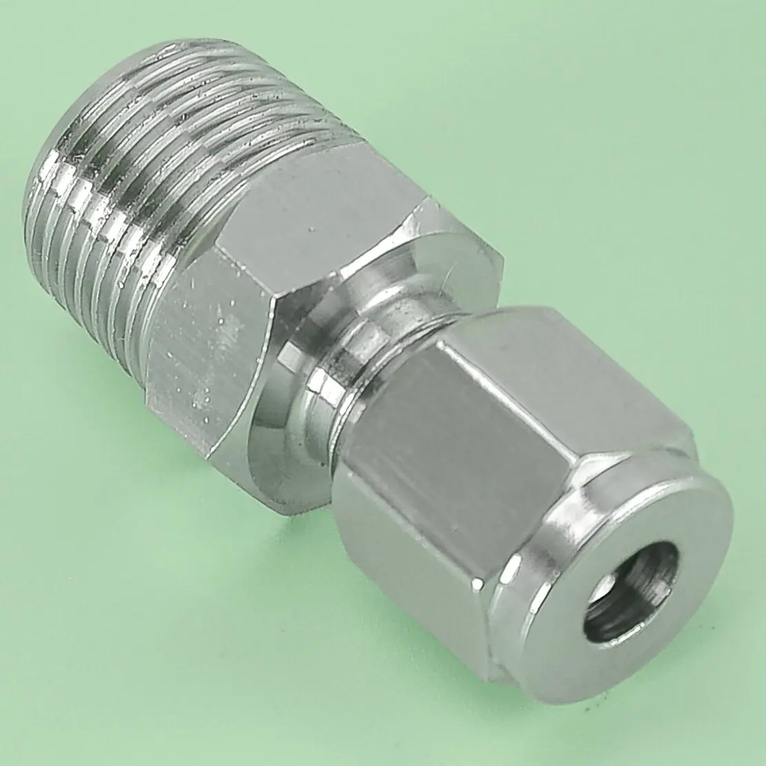 304 Stainless Steel Compression Tube Pipe Fitting Male Connector NPT1/8