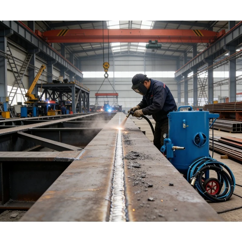 Small Sandblasting Machine Portable Sand Blast Equipment for Steel Pipe Metal Surface Rust Removal Cleaning