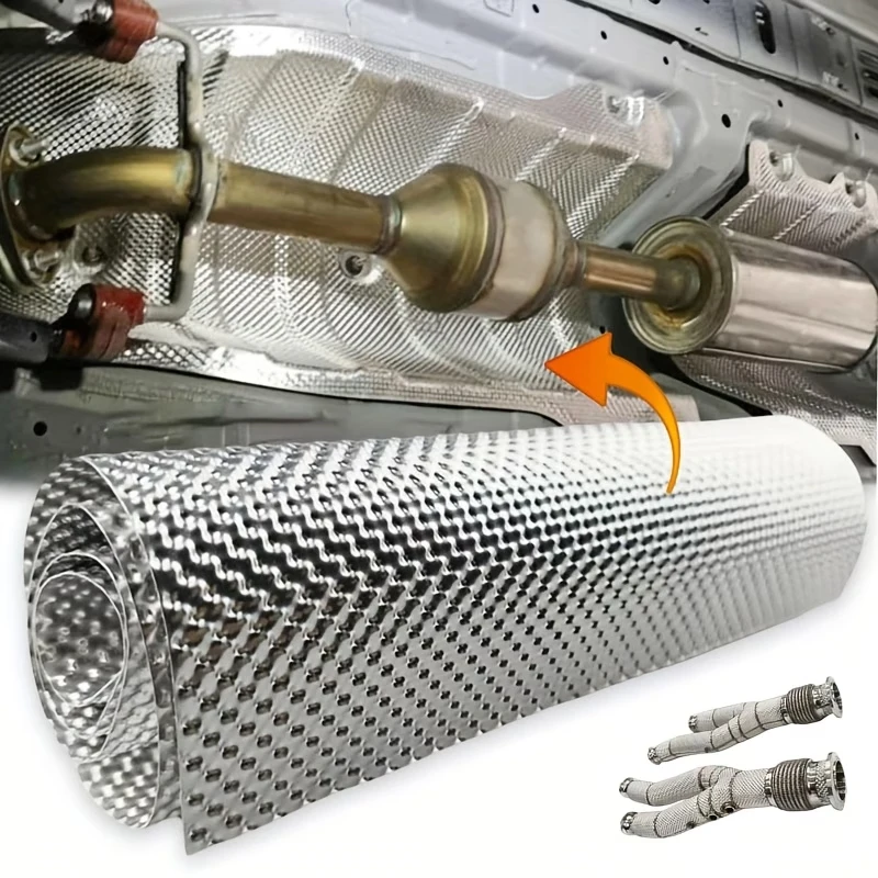 Stainless Steel Heat Shield Welding Sheet for Turbo Downpipe Manifold Engine Insulation Motorcycle Exhaust Pipe Chargers Mat