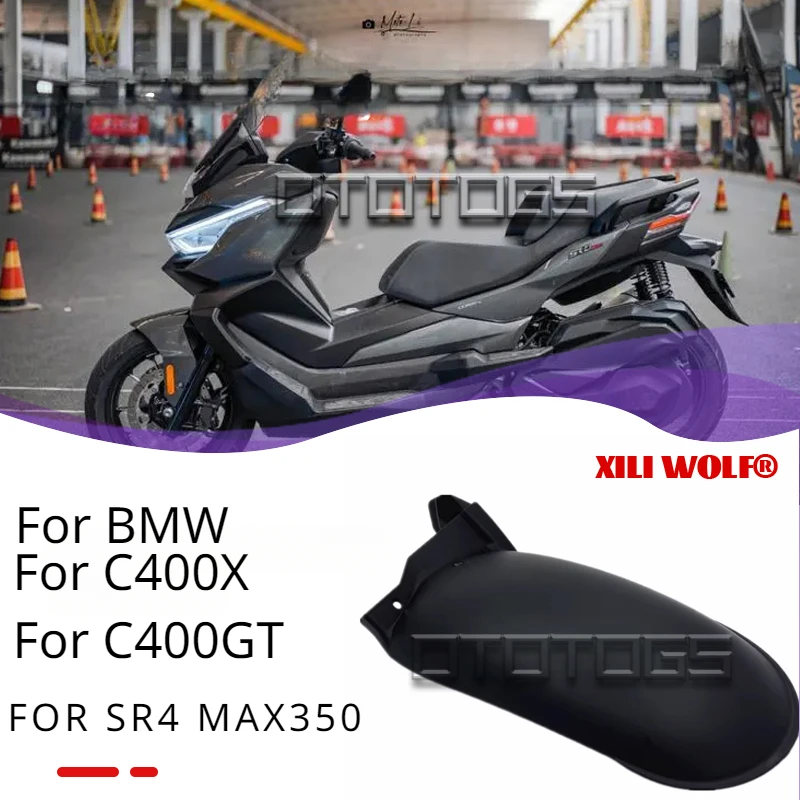 

Motorcycle Rear Fender Mudguard Wheel Hugger Extension Splash Guard Mudflap Wings For BMW C 400 GT C400 C400GT C400X SR4 350T