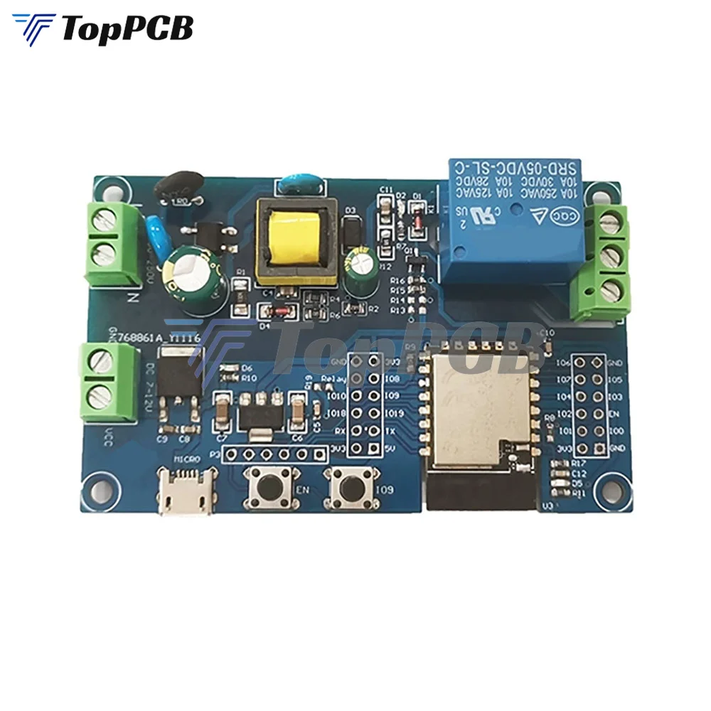 ESP8266 WIFI Wireless Relay Module ESP-12F AC 220V DC 5V 12V Power Supply ESP 12F Development Board Remote Control Smart Home