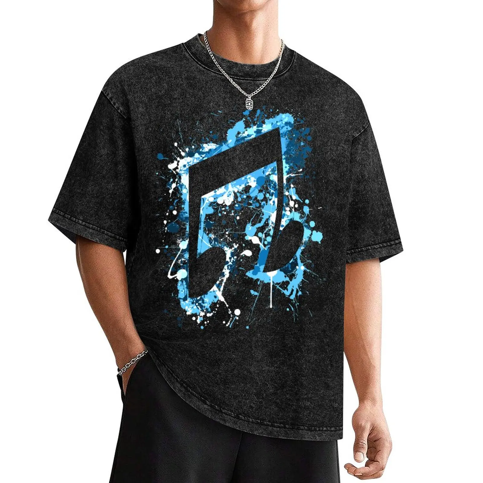 DJ Pon-3 CM Splatter T-Shirt cute tops new gifts and t-shirts heavyweights compression shirt men