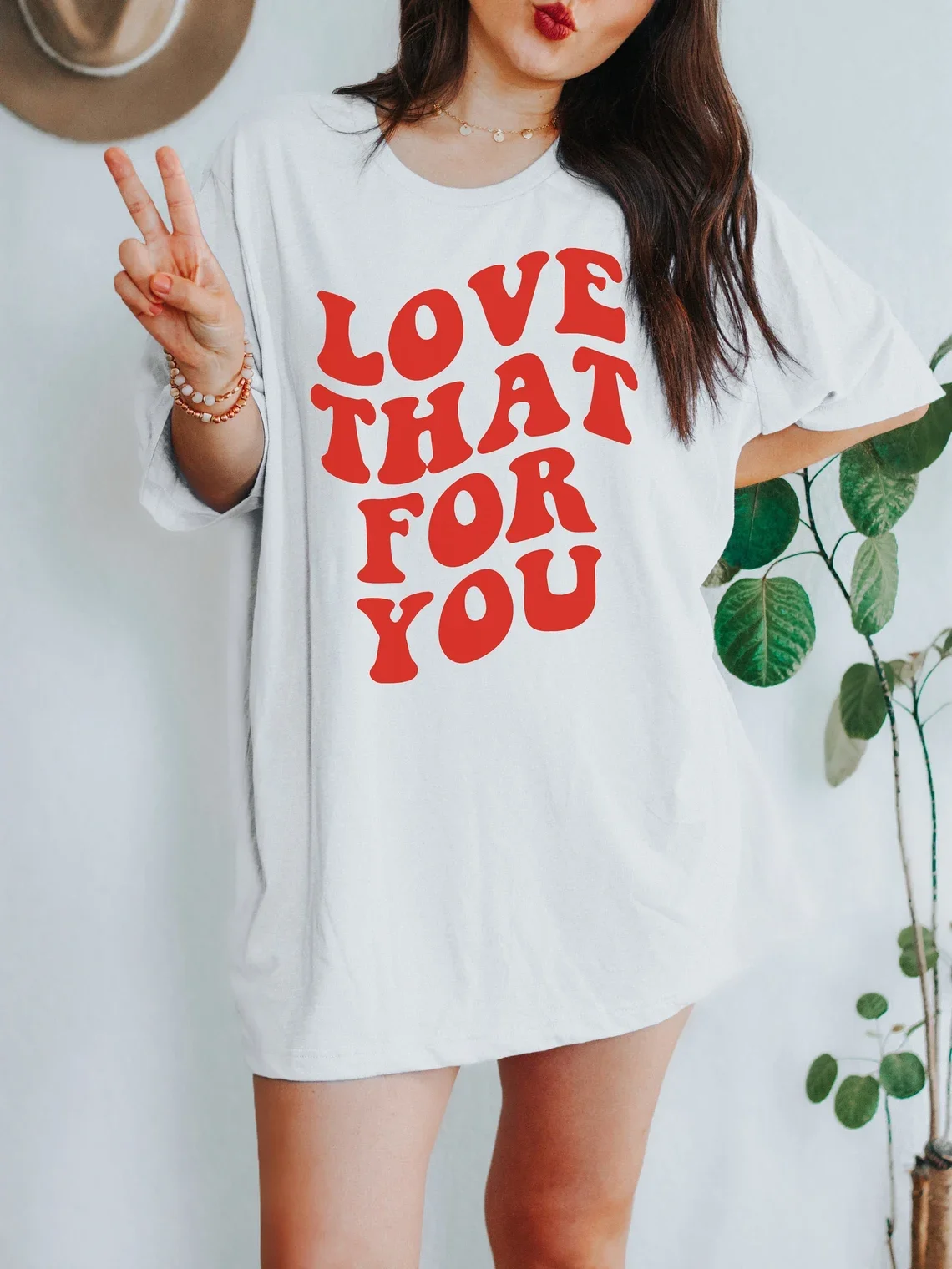 Skuggnas Love That For You Funny Graphic T Shirt Summer Fashion Cotton t shirt Cute Graphic Tee Positive Vibes Shirt Drop Ship