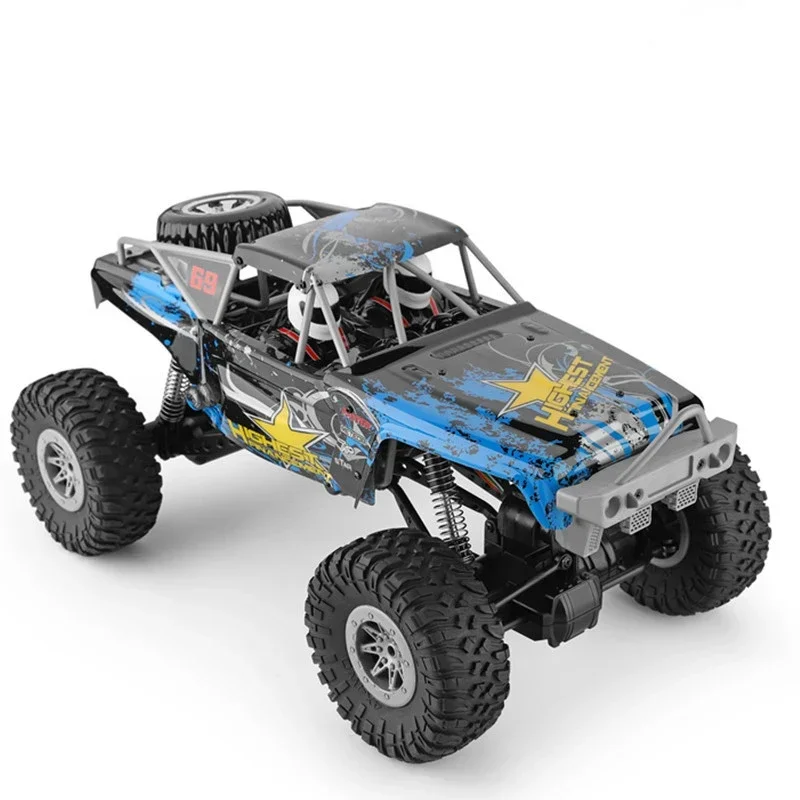 Coche teledirigido 1/10 Wltoys 104310   Coche de escalada 4WD de doble Motor RC Buggy todoterreno 2,4G coche de Control remoto juguetes para niños regalo de Navidad RTR