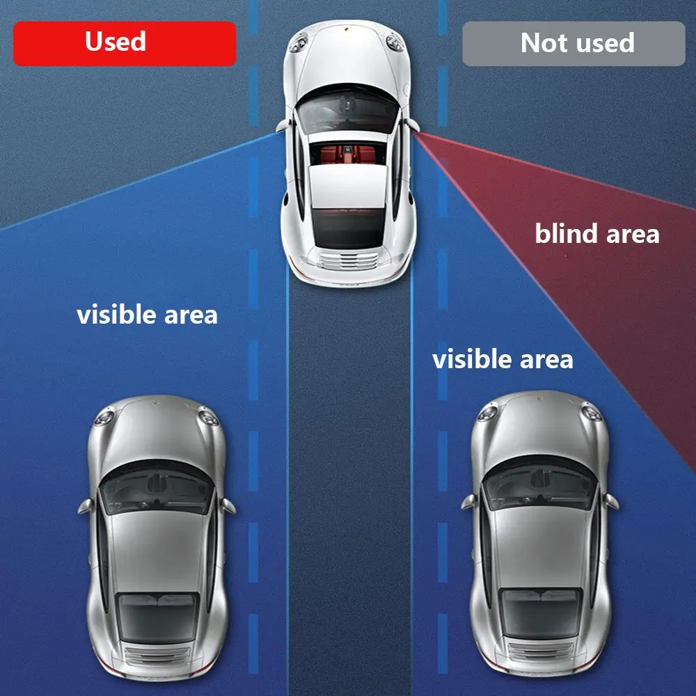 -en Merevlemez üvegek autó rearview Tükör Kisegítő Alkalmazkodó m Forgómozgás Osztrigatenyésztés Assisztál Tükör autó Ablakredőny Bejelöl Tükör 360-degree Bő szögben