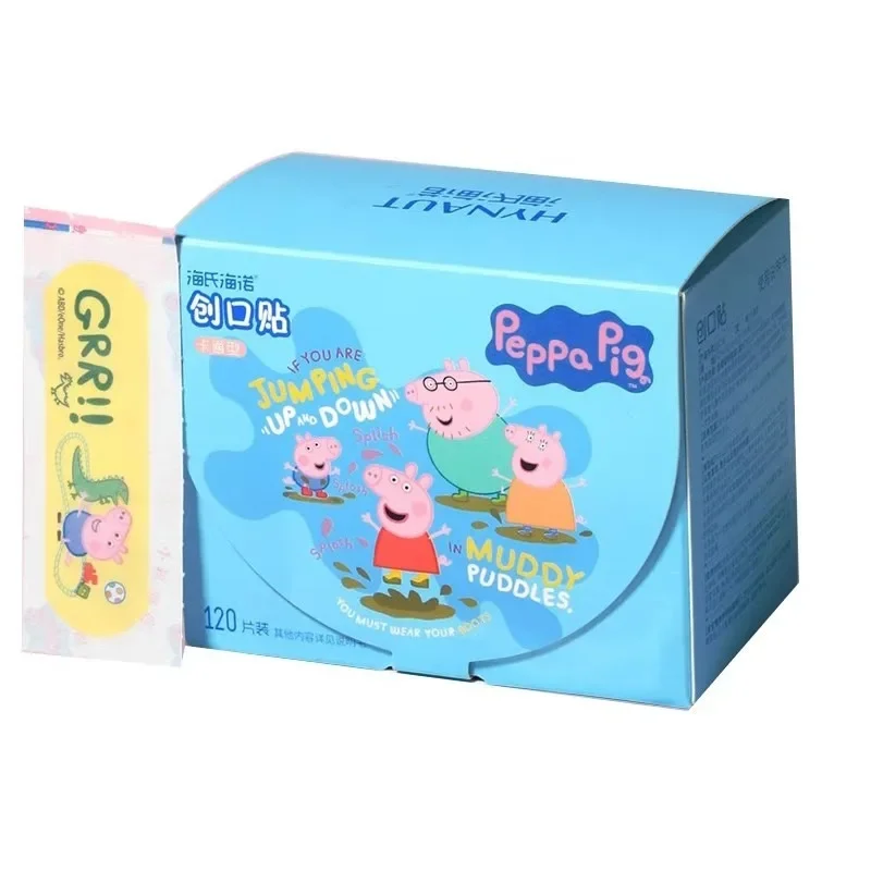 The latest Peppa Pig co branded medical Band Aids Cartoon is a must for children to go out waterproof and breathable