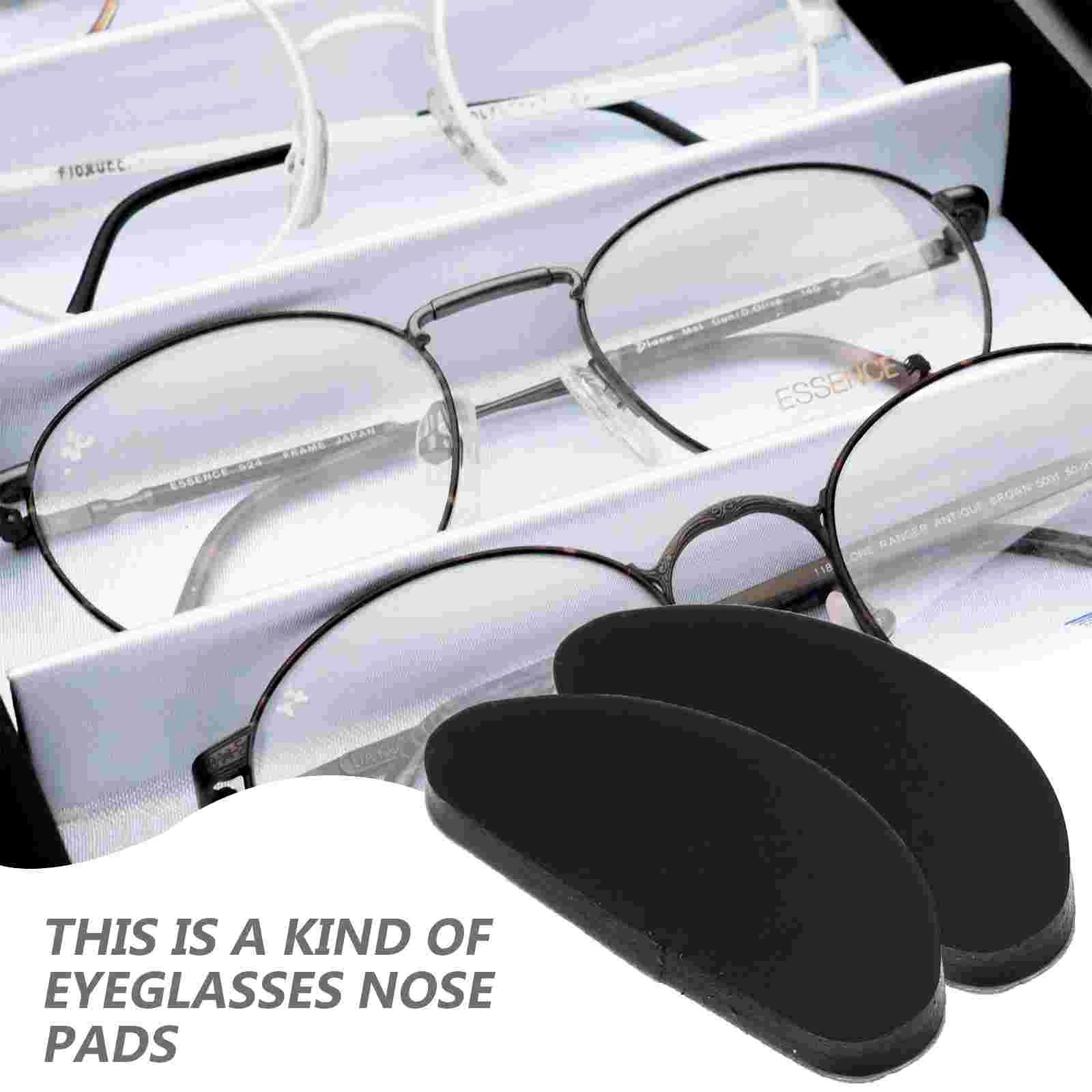 30 Pcs Silicone Glasses Nose Pads for Frames Nonslip Accessories Silica Gel Support Sunglasses