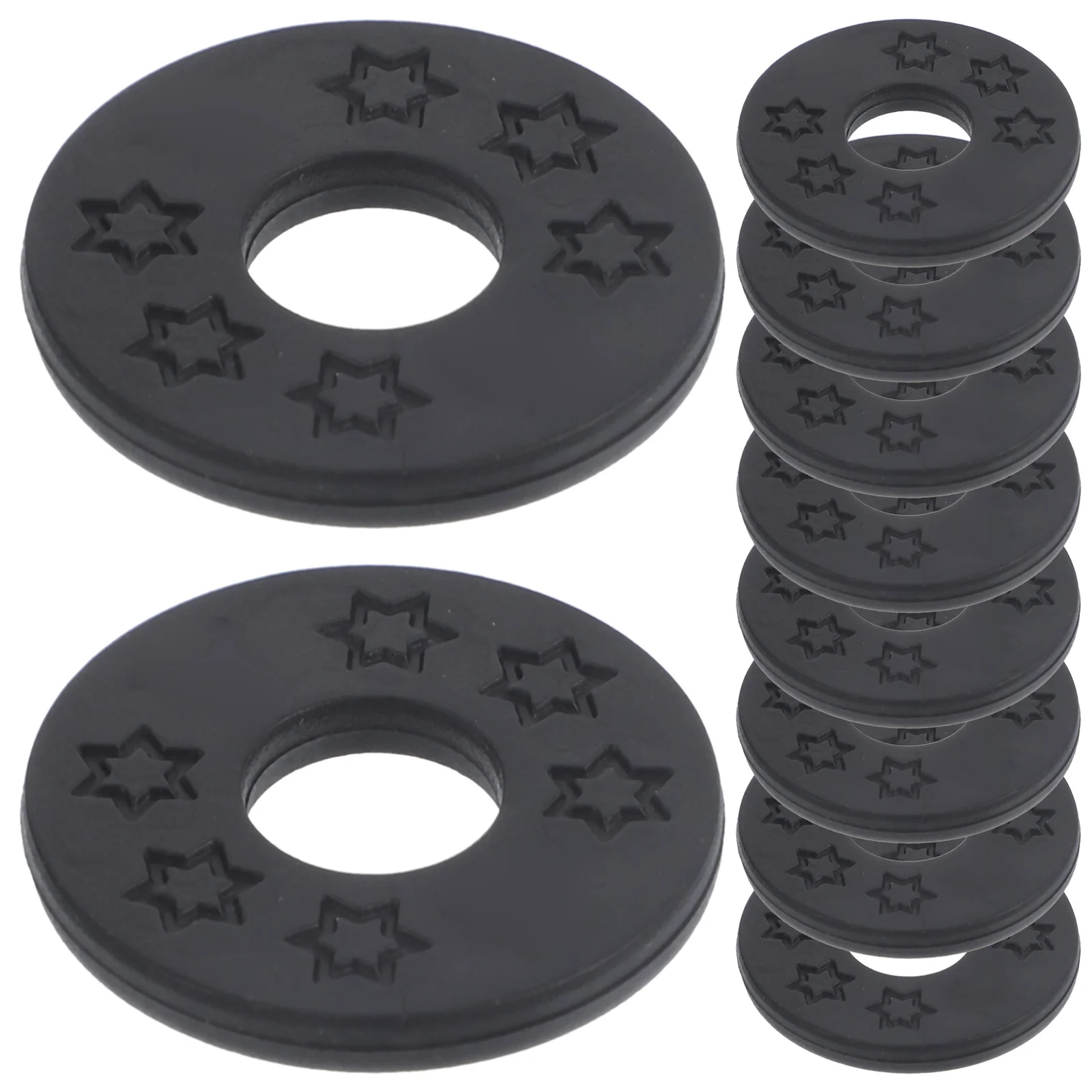 

12Pcs Guitar Strap Locks Durable Anti-Slip Silicone Washers for Electric Acoustic Bass Guitars High Reliability