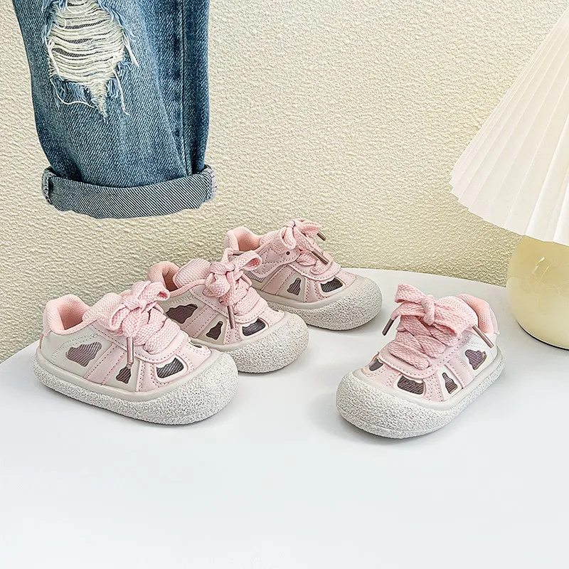 Baby Sandals Summer Infant Beach Shoes Baby Girl Half Sandals Newborn First Walkers Soft PU Leather Cut-outs Sandals For Baby