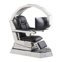 IW-R1 Zero gravity  reclined workstation chair IW IR GIMI COCKPIT for gaming, works triple monitor Tilting rig