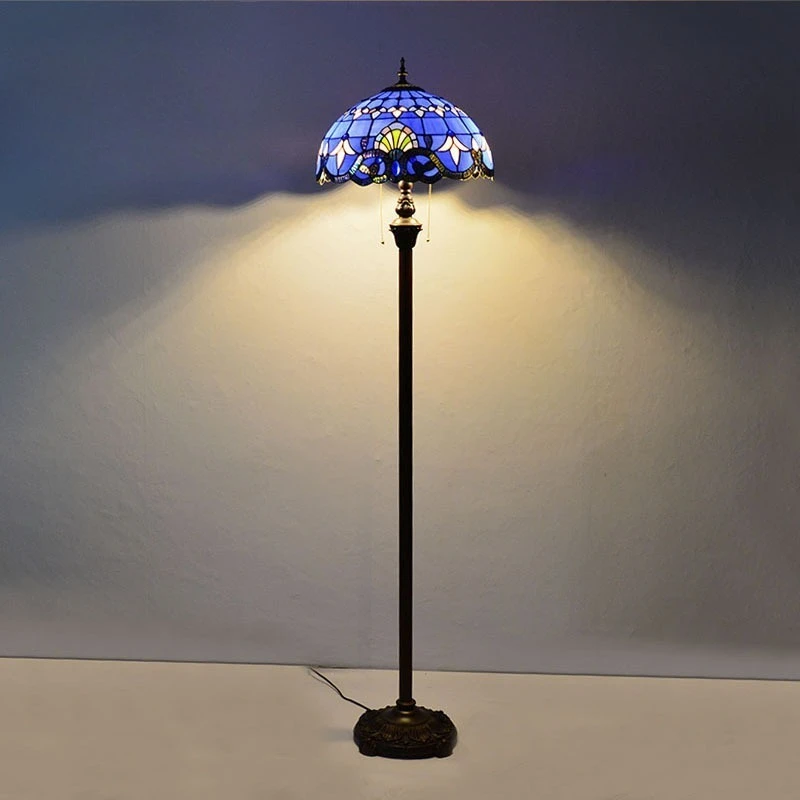 Retro living room hotel lobby decorative floor lamp modern pastoral restaurant floor lamp