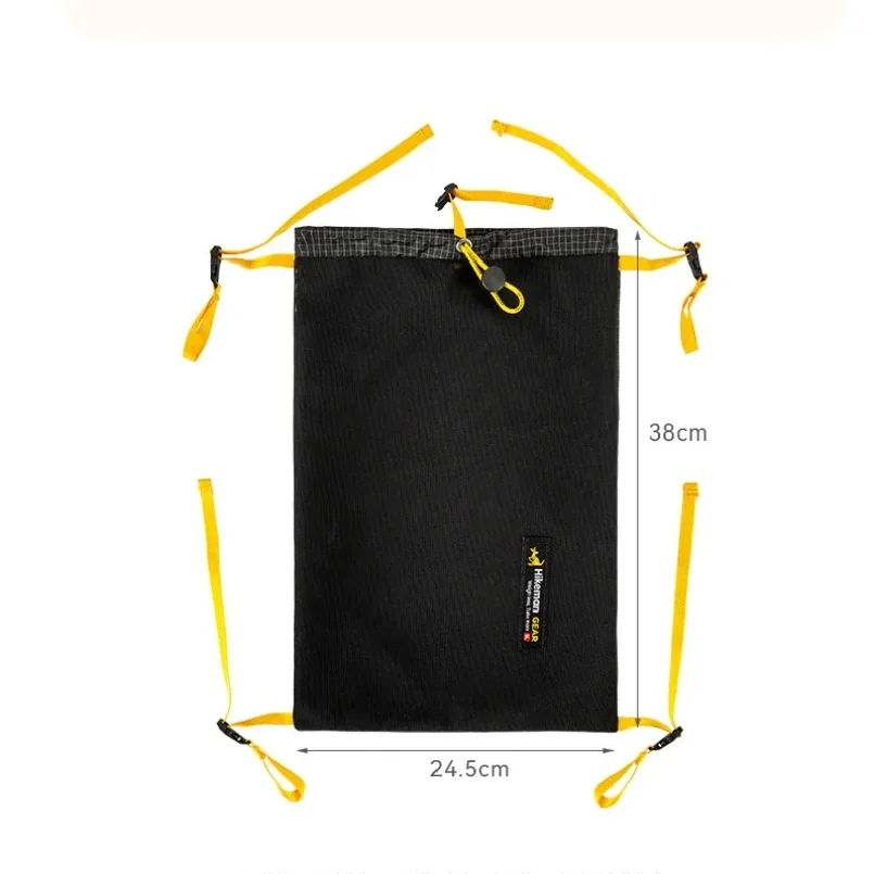 Backpack Expandable Storage Pouch Expandable Mesh Kangaroo Pouch Ultralight Hiking Camping Breathable Outdoor Gear Storage Pouch view 6