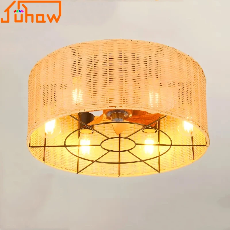 

European-Style Fan Lamp, Bedroom And Dining Room Chandelier, Integrated Lamp, Energy-Saving Household Ceiling Lamp, Ceiling Fan