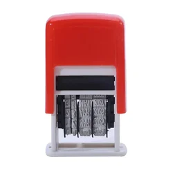 DIY Planner Date Stamp Set Mini Account Office Use Embossing without Ink Essential Escolar Supplies
