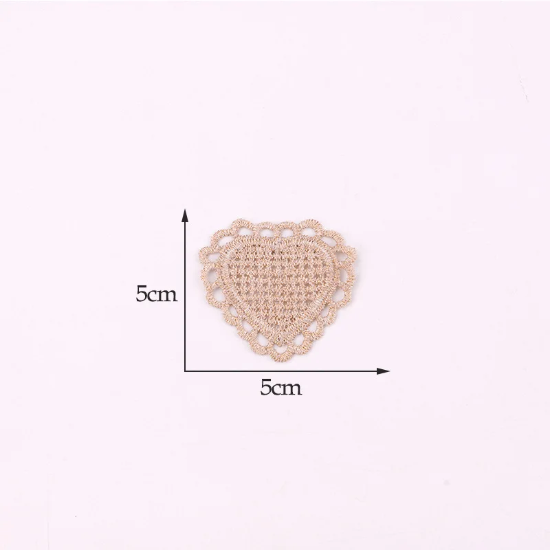 30PCS Mini Gold Embroidery Flower Leaf Clothing Hat Shoes Patch Accessories