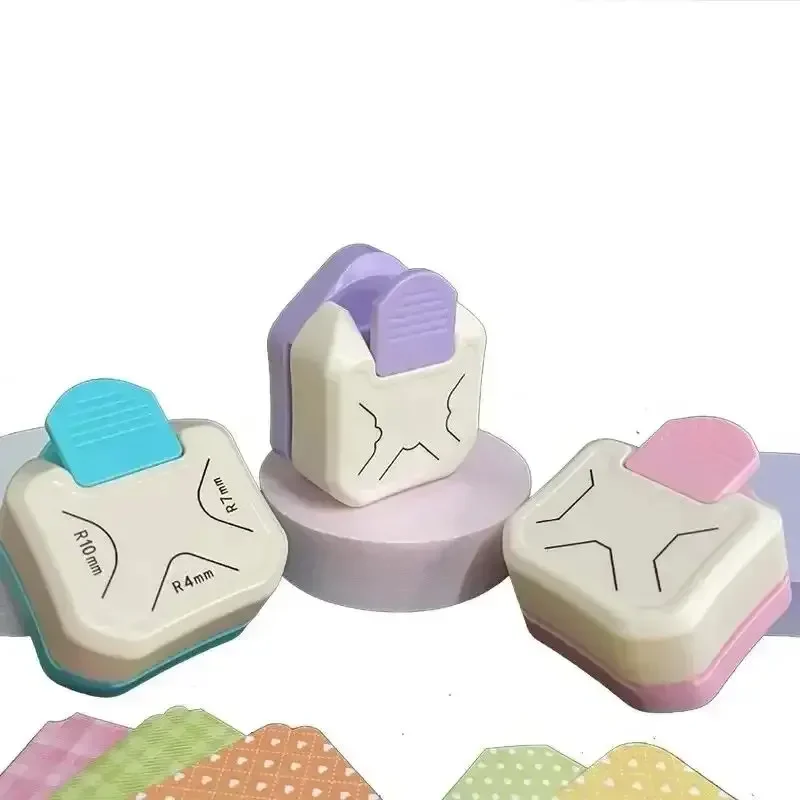 ثلاثة في واحد الزاوية مستدير الزاوية المزخرف الزاوية DIY بها بنفسك بطاقة الصور الأعمال بطاقة القاطع قاطع دائري الة قطع الورق عدة أدوات