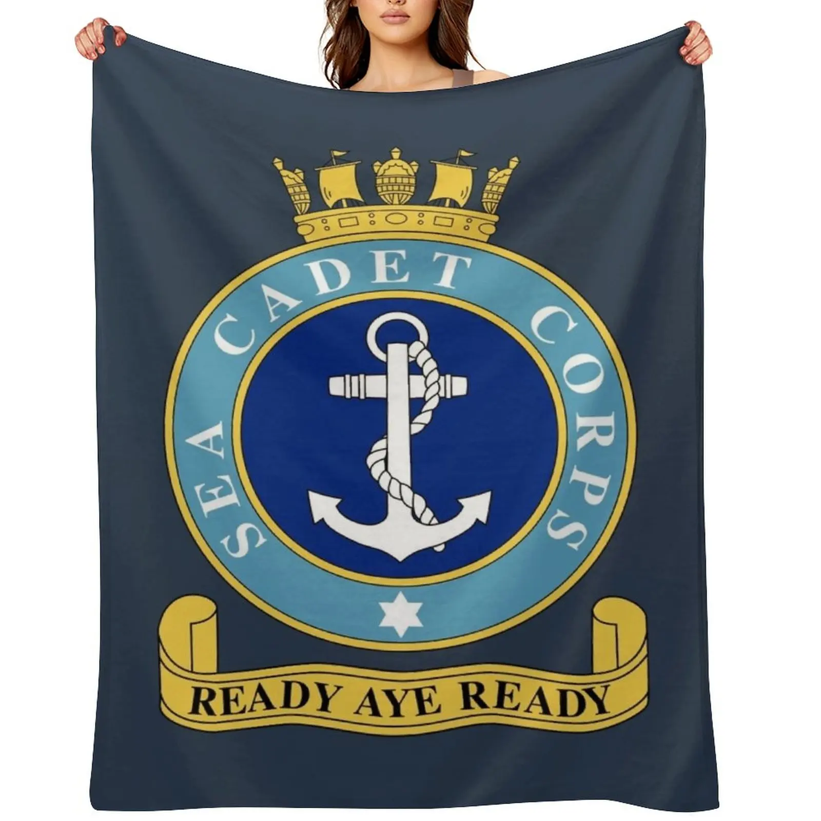 

Sea Cadets (United Kingdom) Throw Blanket Personalized Gift Thermal Designers Sofa Quilt Blankets