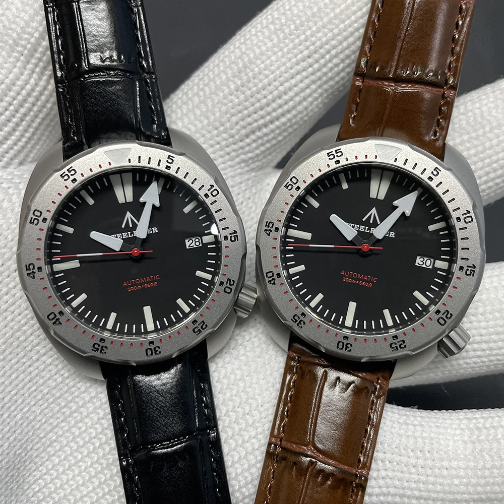 STEELFLIER Official SF757 Luxury Mechanical Wristwatch NH35 Movement Sapphire Crystal 20Bar Waterproof Super Luminous Dive Watch