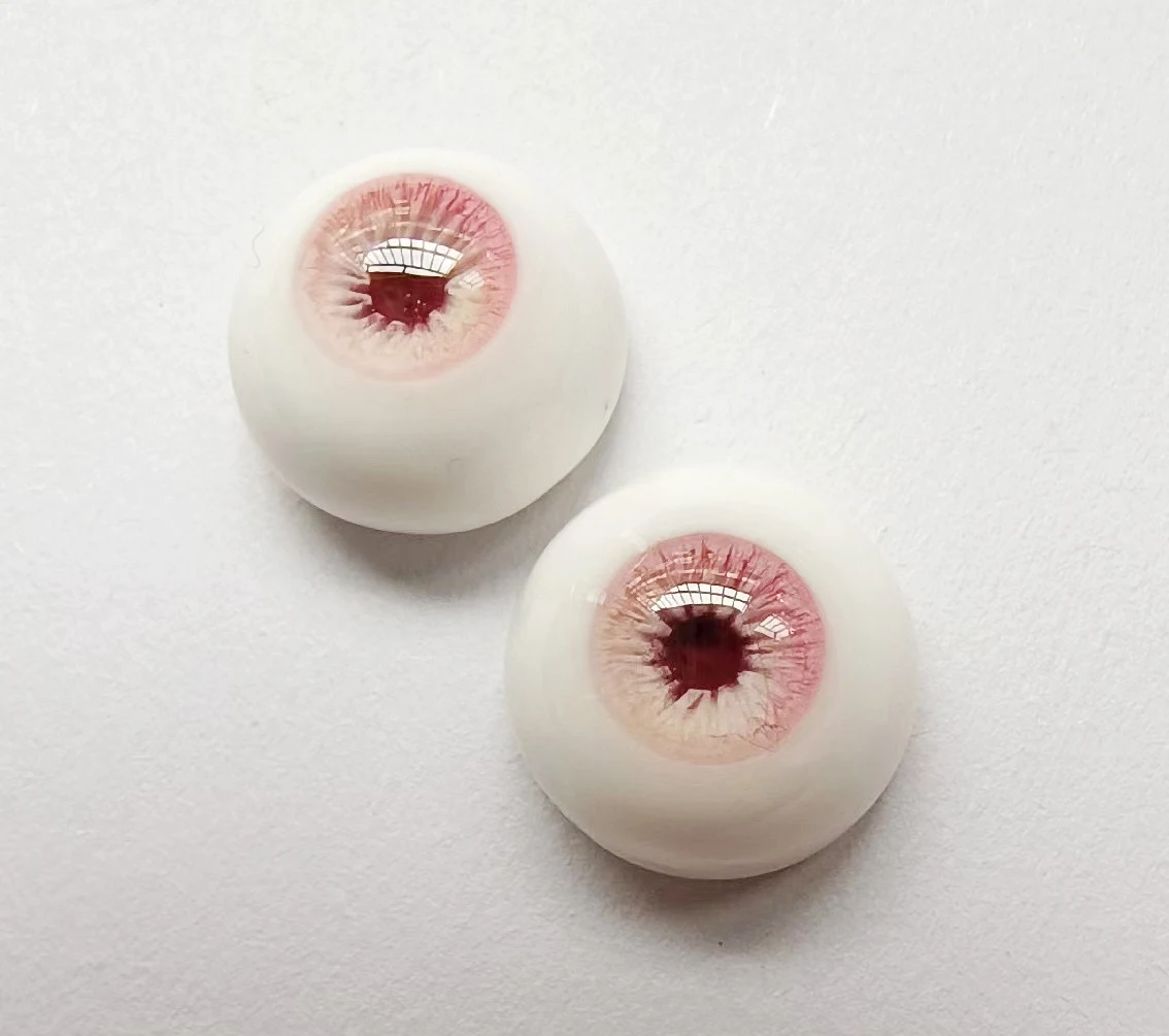 

Safety Eyes 14mm 16mm 18mm Pink BJD Doll Plaster Eyeballs Accessories