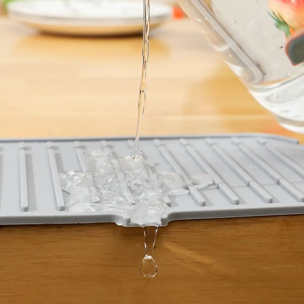 

Практичный силиконовый брызговик для раковины, складной брызгозащищенный коврик для смесителя, гибкий многофункциональный поднос для раковины для кухни