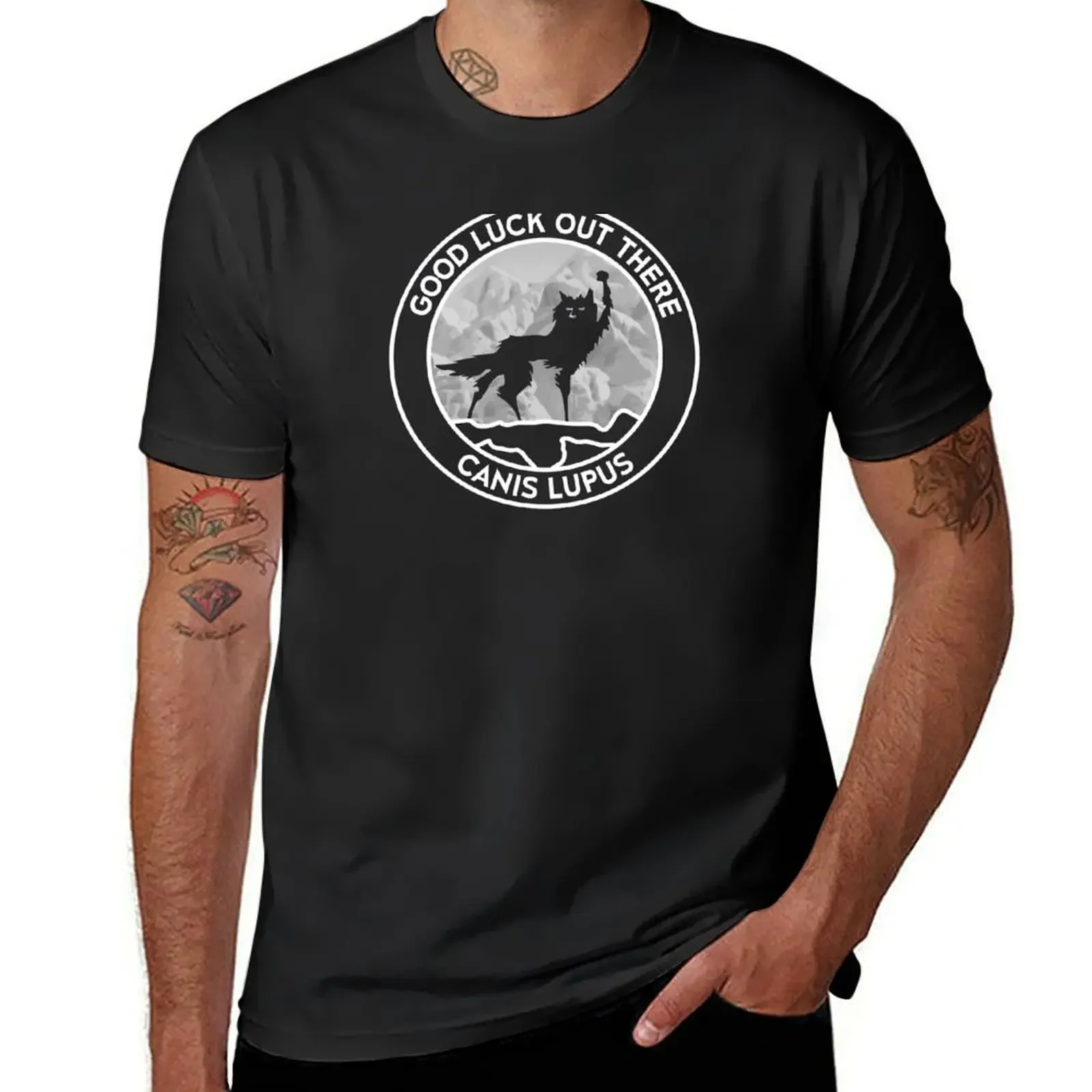 

Fantastic Mr Fox - Wolf - Canis Lupus - Fill T-Shirt plain blacks plain t shirts men