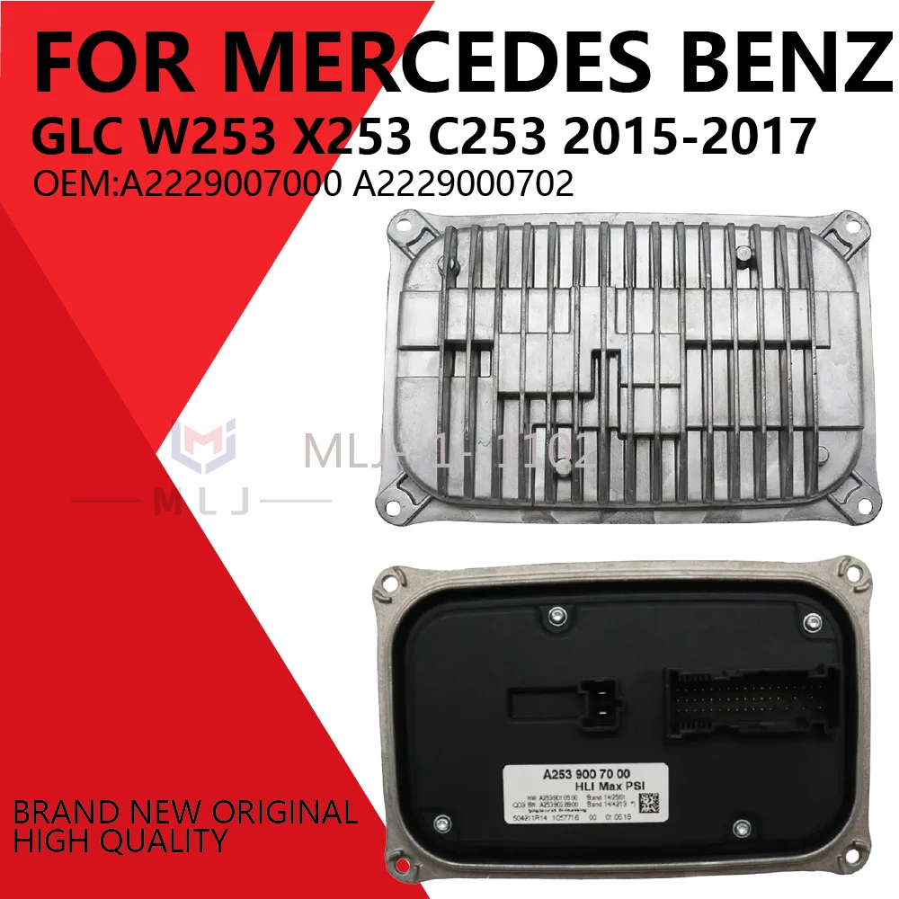 

Новый блок управления фарами 2539007000, модуль балласта светодиодных фар для Mercedes Benz GLC W253 X253 C253 A2539007000 A2229000702