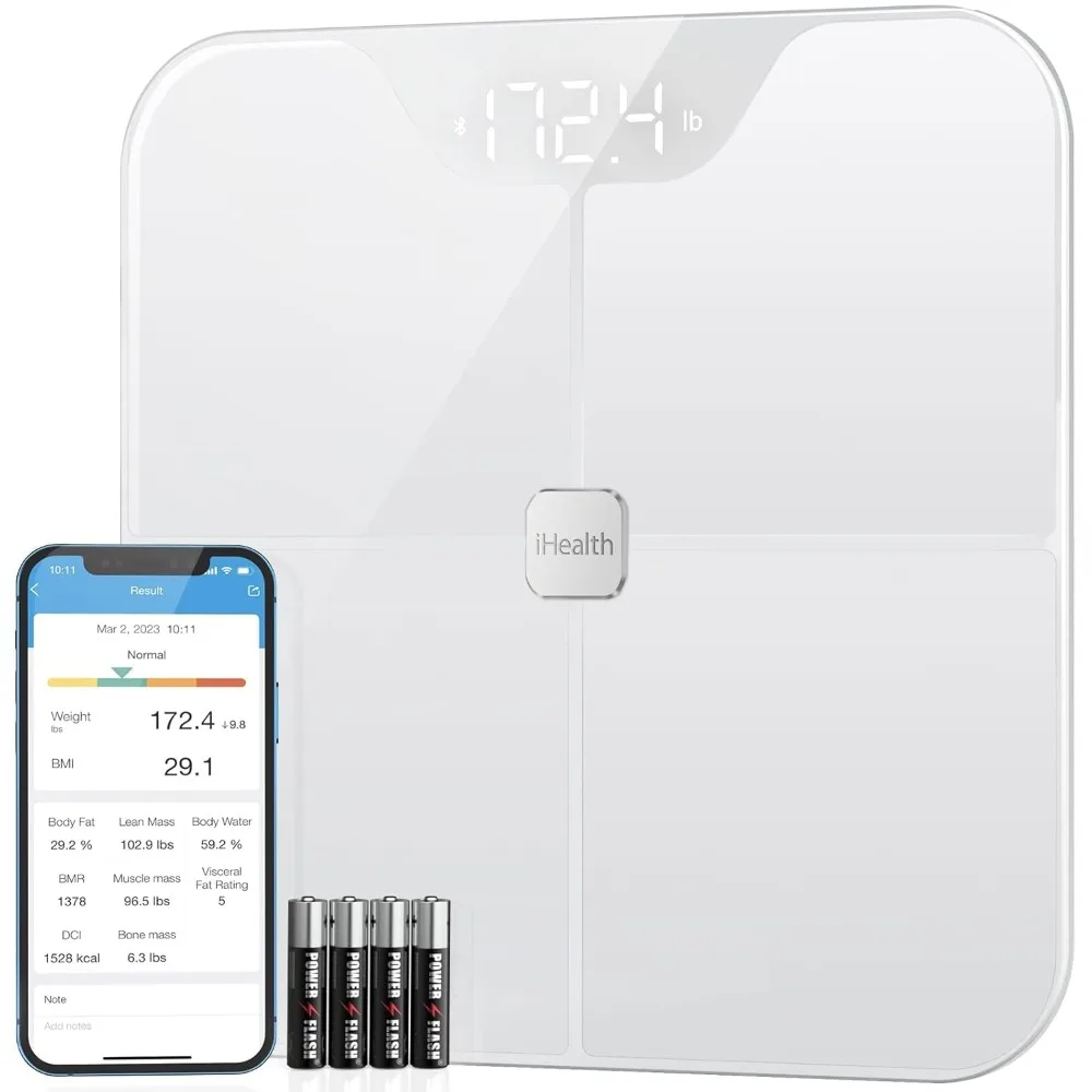 

Nexus Smart Scale for Body Weight Bluetooth, Digital Bathroom Scale Body Fat and Muscle,Body Composition Monitor Health Analyzer