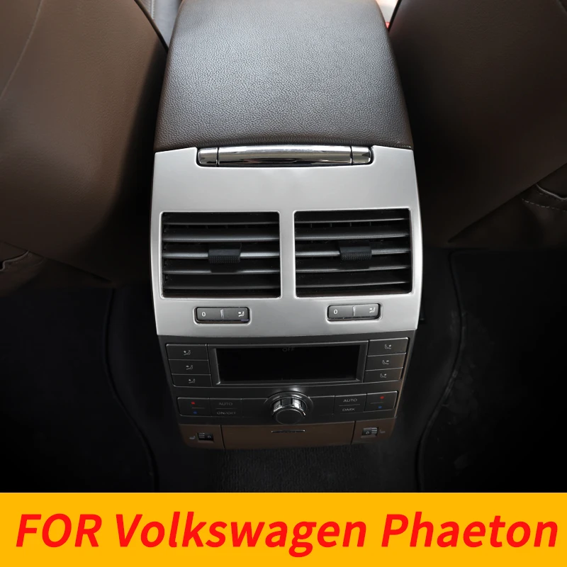 

For Volkswagen VW Phaeton Rear Air Vent Outlet Cover Trim Sticker Car Interior Decoration Accessories