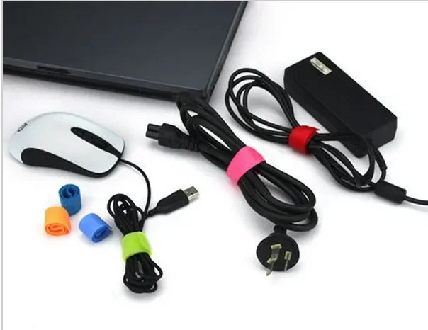 10pcs/lot 20*180mm Computer Power Cable Management Mixed Color Nylon  Ties Tie Strap Straps Wire Cord Organization