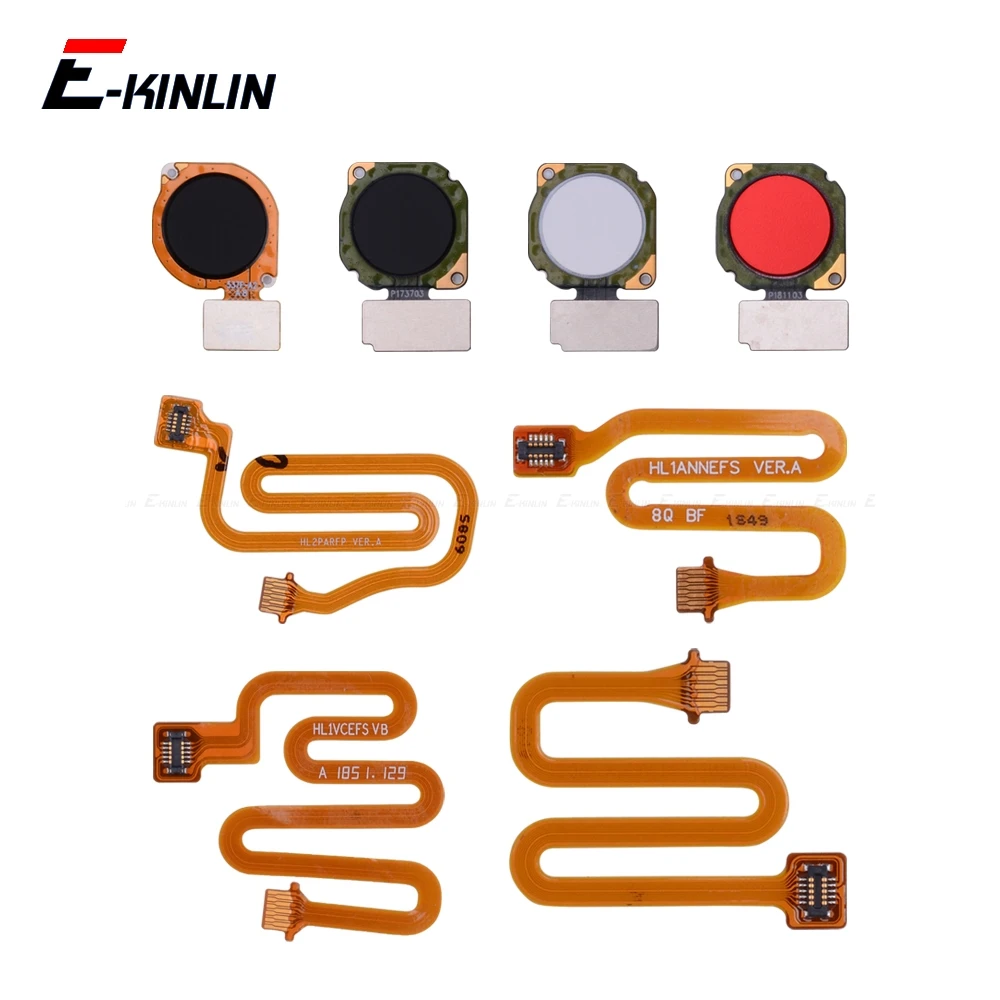 Fingerprint Scanner Connector For HuaWei Nova 5i 4 3 3i 3e Touch Sensor ID Home Return Button Key Connection Flex Cable