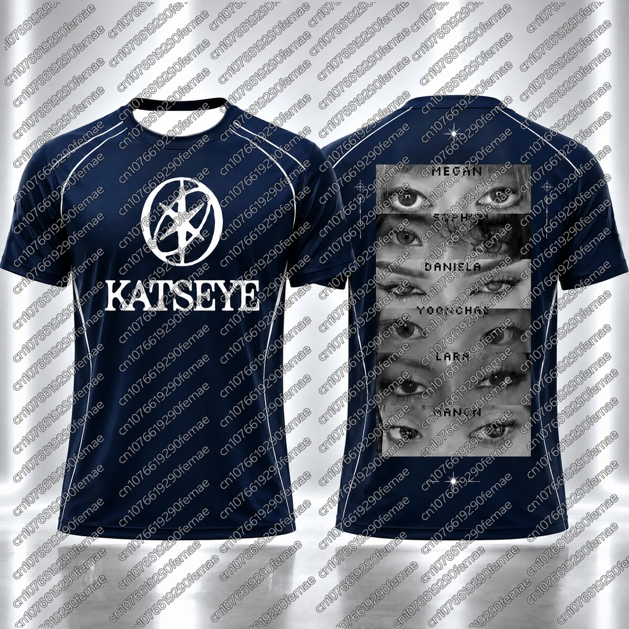 Sommer-Musikfestival-Essential KATSEYE Grafik-T-Shirt für Damen 2026 Neues Konzert-Merch Street-Style Lässiges Kurzarm-T-Shirt – Detail 9