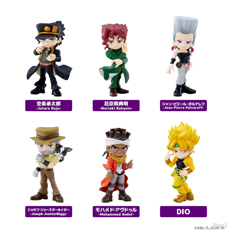 

Bushiroad PalVerse 6Pcs JoJo's Bizarre Adventure スターダストクルセイダース Toys For Kids Gift Collectible Model Ornaments