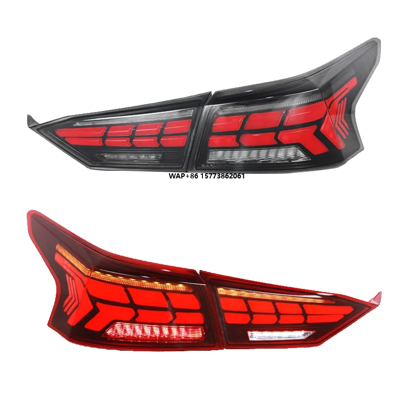 

2 Pieces Clear Lens LED Rear Lamp Stop Lights for Teana Altima 2019-2023 New Condition Car Accessories with DRL