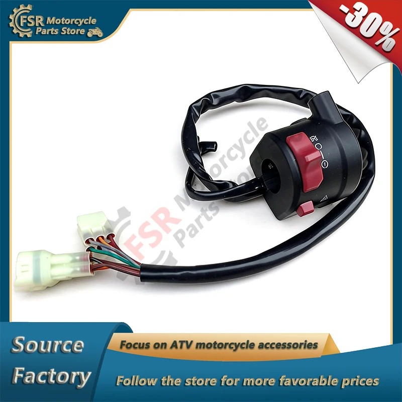 

RHDRL HANDLEBAR SWITCH ASSY,Fits CFMOTO 250NK/CF250 2017-2019 2021 300NK/CF300,P/N:6KM0-168000-10000 6KM0-168000-10006
