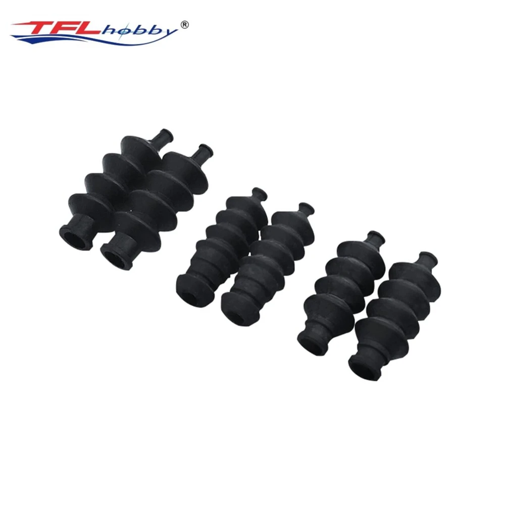 TFL Genuine Parts 2pcs Flex-Rod Boots, Linkage rod boots, Waterproof Organ shaped Sleeve for RC Boat