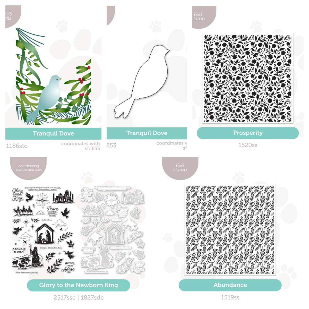 October 2026 New Tranquil Dove Abundance Prosperity Metal Cutting Dies and Stamps Stencils for DIY Scrapbooking Handmade Diary
