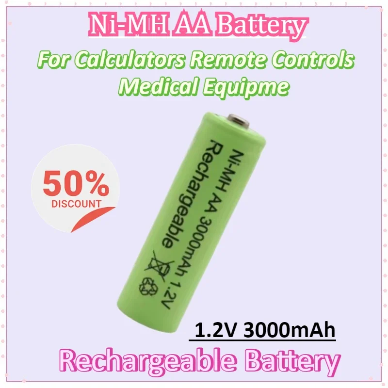 

Новый 4 ~ 20 шт. Ni-MH AA 1,2 В 3000 мАч щелочная аккумуляторная батарея, подходит для калькуляторов, пультов дистанционного управления, медицинского оборудования