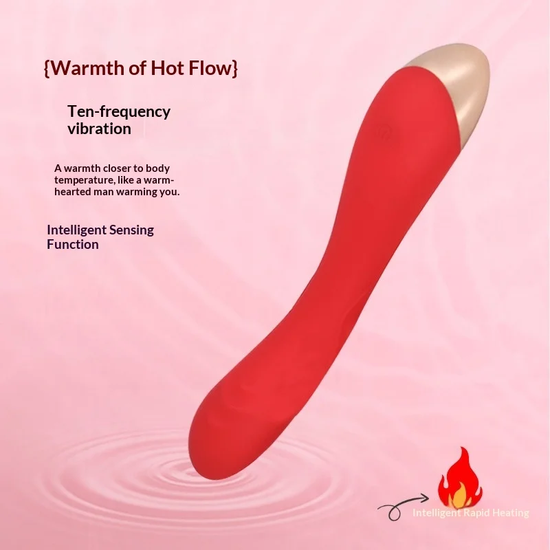 Сенсорный переключатель, выдвижной свободно нагреваемый вибратор AV, женская секс-игрушка