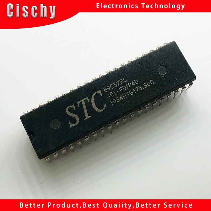 1pcs/lot STC89C52 STC89C52RC-40I-PDIP40