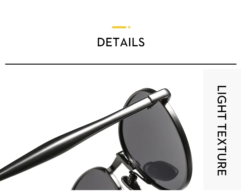SHAUNA Retro Metall Runde Punk Männer Sonnenbrille Shades UV400 Mode Trend Gradienten Frauen Sonnenbrille – Detail 17