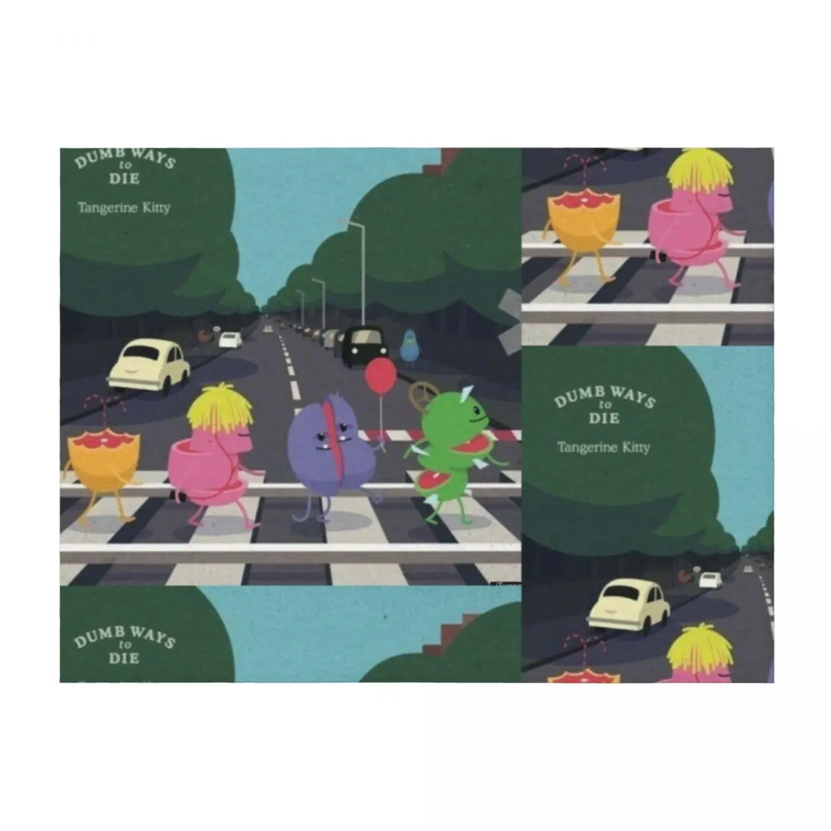 Dumb Ways To Die Throw Blanket Tourist Flannels for winter warm winter Blankets
