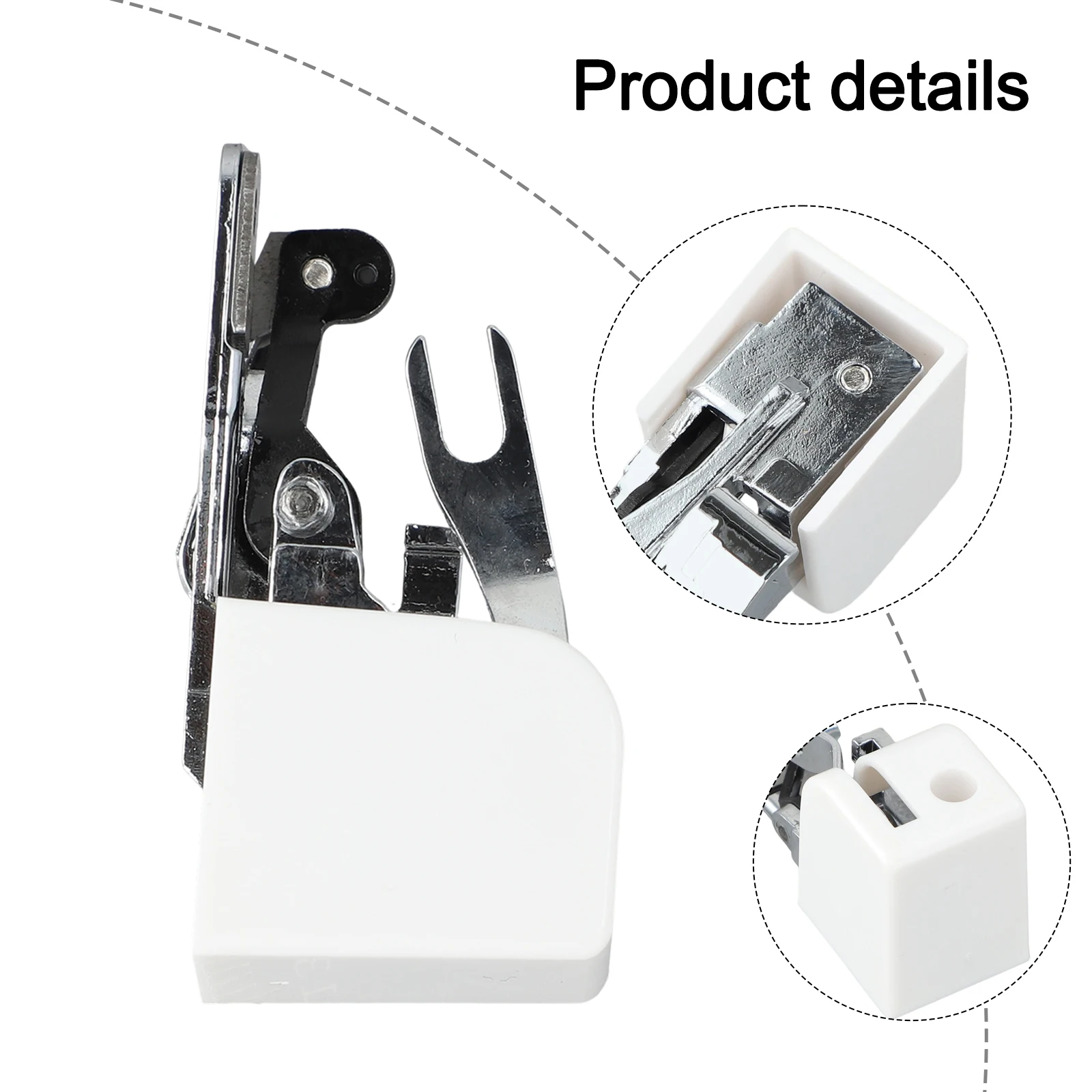 1PC Side Cutter Attachment Presser Foot For Low Shank Sewing Machine Simulating Serged Stitch Overlock Tool For CY-10