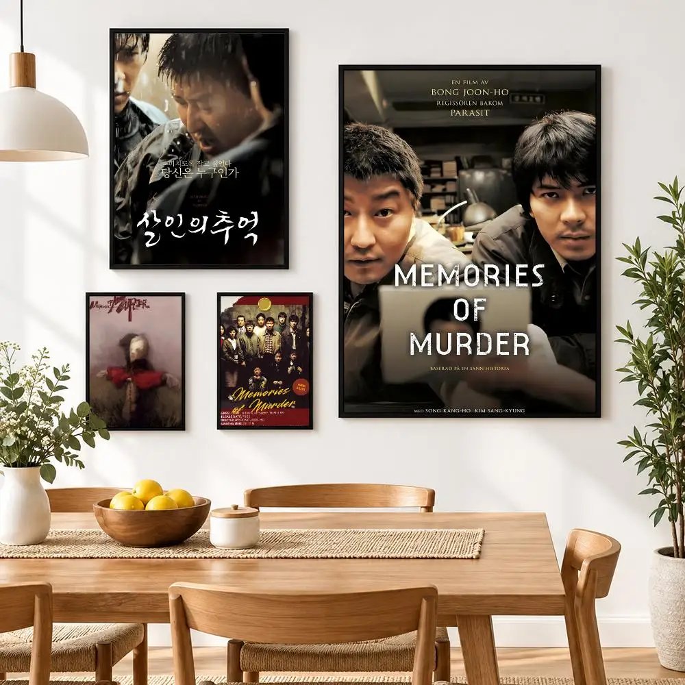 Movie Memories of Murder Poster Waterproof HD Modern Peel And Stick Wall Decor Living Room Dorm Garage