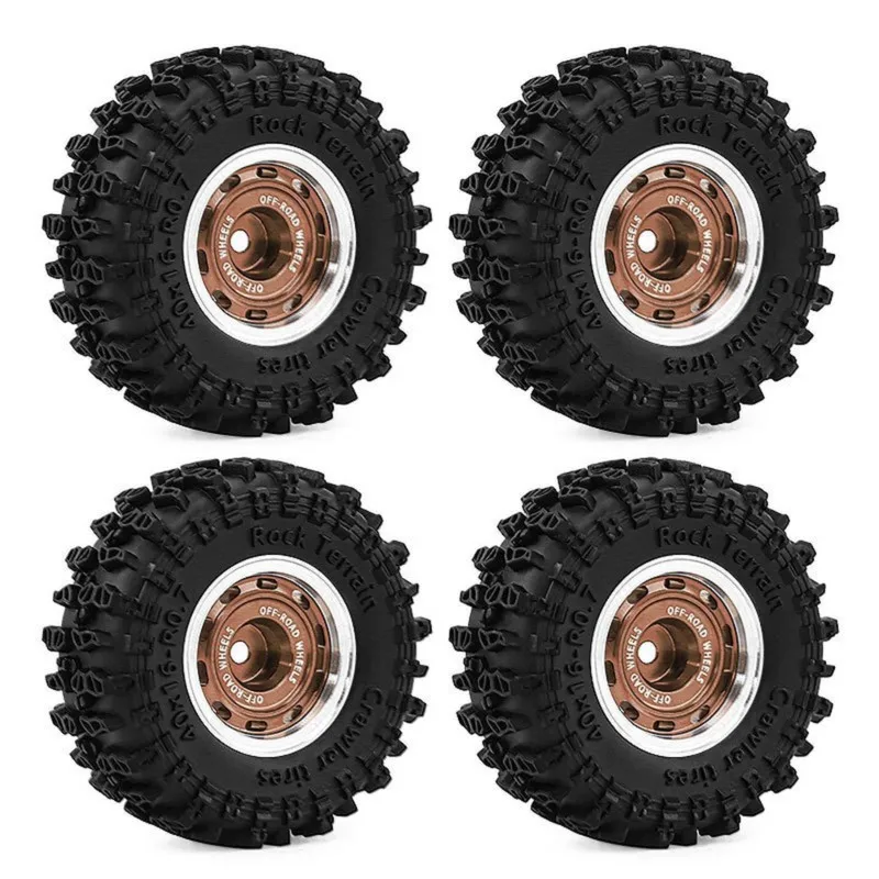 B78B-Beadlock Wheel Tire Set 0.7 Inch Wheel Hub For RC Car Upgrade Accessories For 1/30 SCX30 Ascent-32