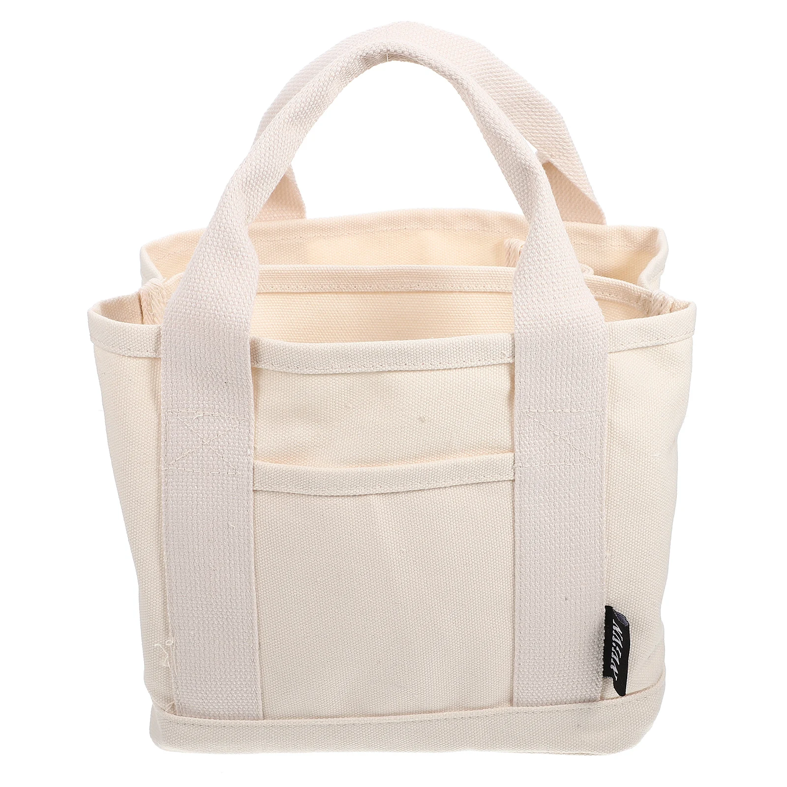 

Canvas Travel Gym School Makeup Brush Canvas Tote Women Hand Bag Tote Bag Holder Safe Long Use
