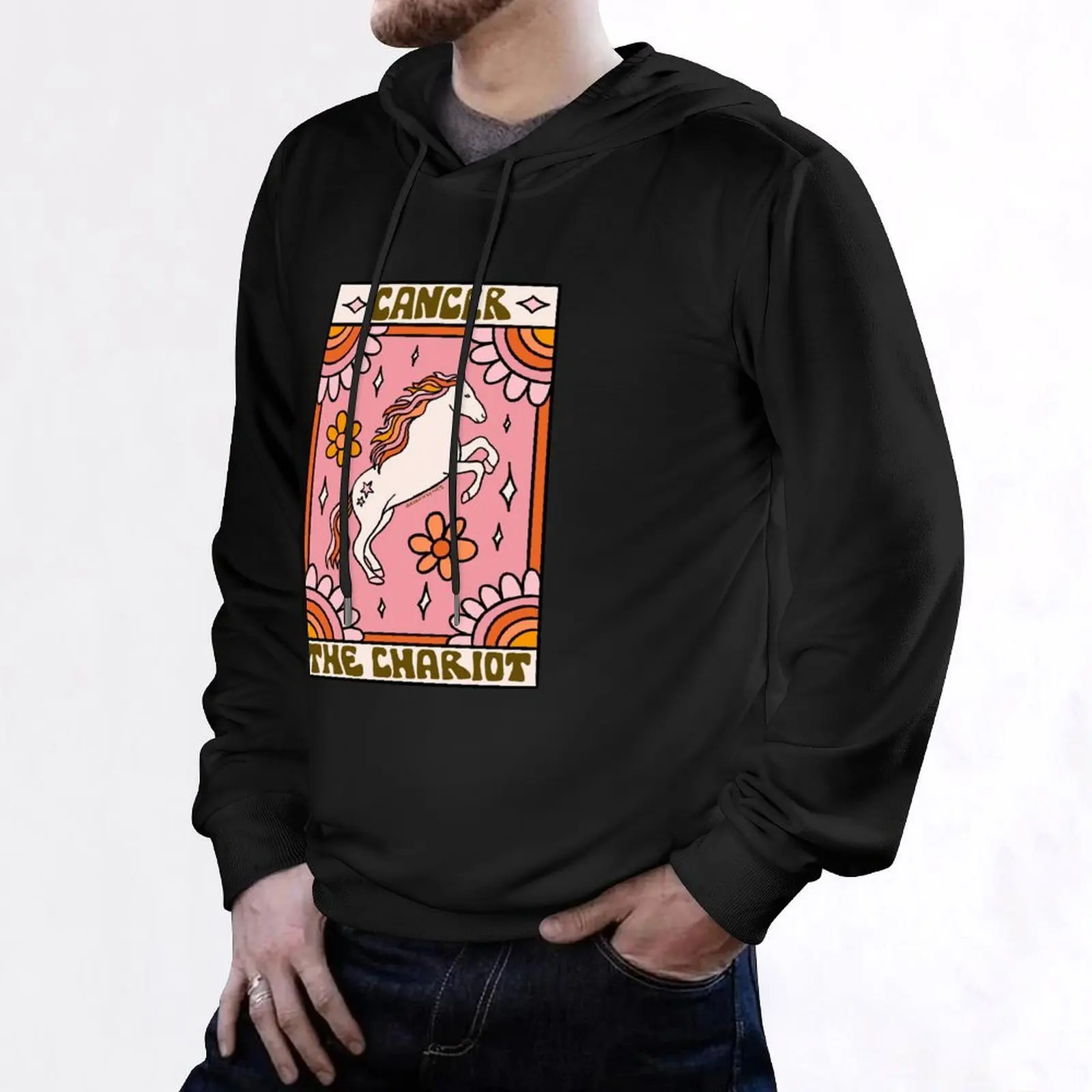 Cancer Tarot Card Hoodie fashion men men clothing men's clothes autumn new products mens hoodie
