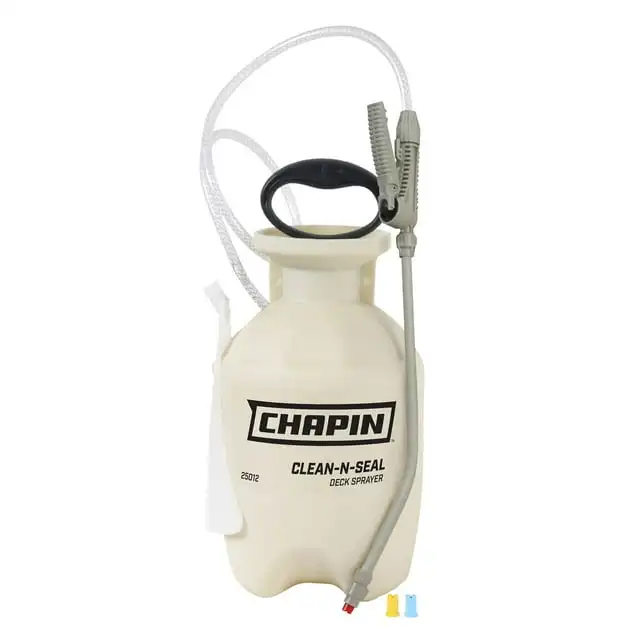 

Chapin 25012: 1-галонный распылитель Poly Deck Clean 'N Seal для очистителей палубы, прозрачных пятен и герметиков